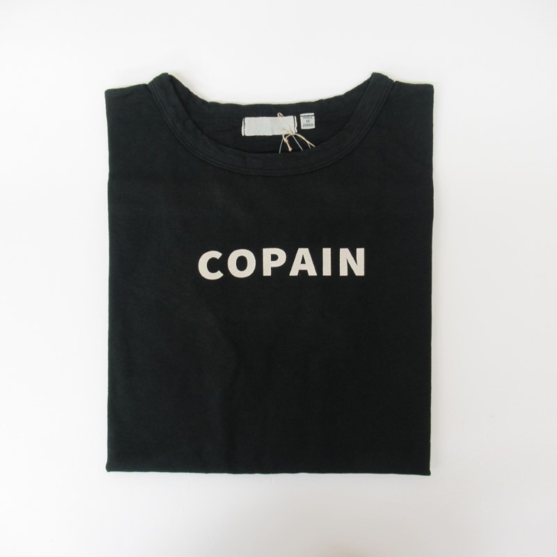 DAYS バーフィル天竺ロゴTシャツ "COPAIN"  43028/BK09 【日本製】